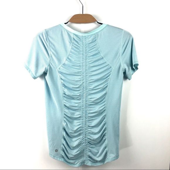 Lululemon Runner Up Short Sleeve in Aquamarine M - Picture 8 of 12